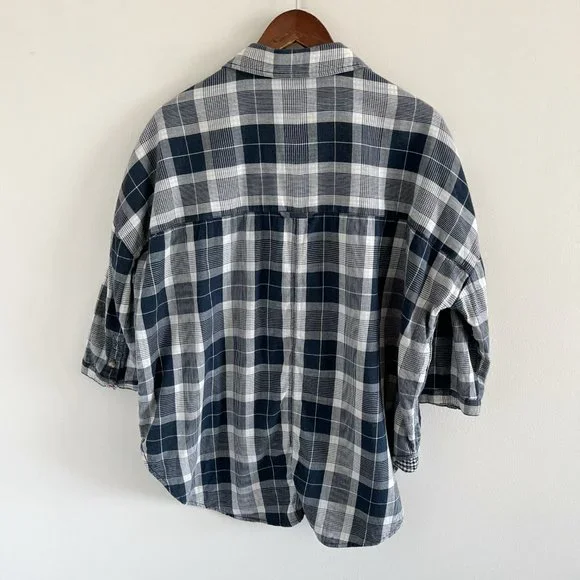 Anthropologie Pilcro & The Letterpress Bo Boyfriend Plaid Oversized Shir… - Picture 4 of 8